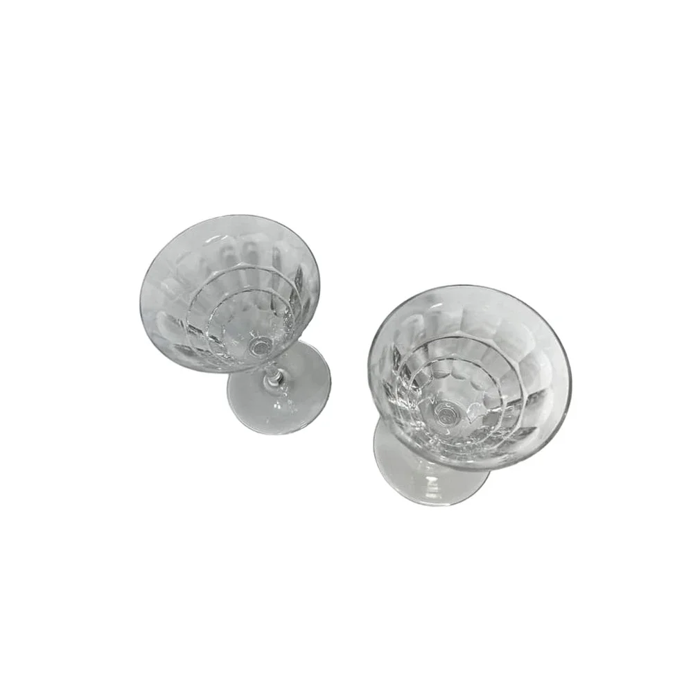 Baccarat Clear Crystal Glasses‎ Set of Two
